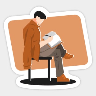 The Author Book Sticker